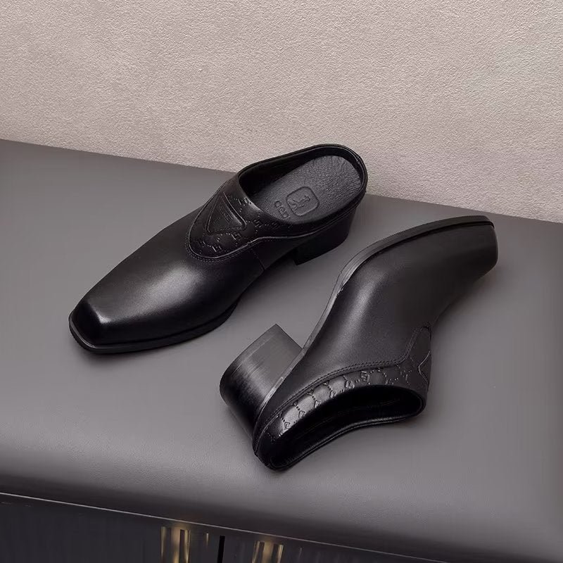 Pánska Spoločenská Obuv Alliluxa Slip On - Čierna