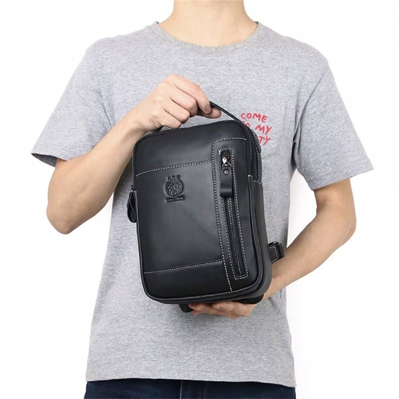 Pánske Kabelky Cez Rameno Metropolitan Leather Tote Classic - Čierna