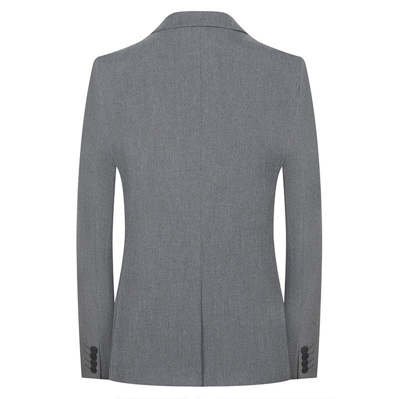 Pánske Obleky Skinny Suit S Plochým Predným Dielom - Šedá