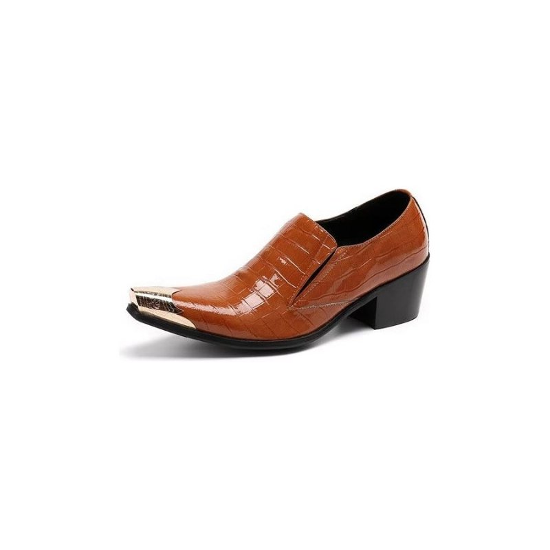 Pánske Spoločenské Topánky Crocslip Elegantné - Hnedá