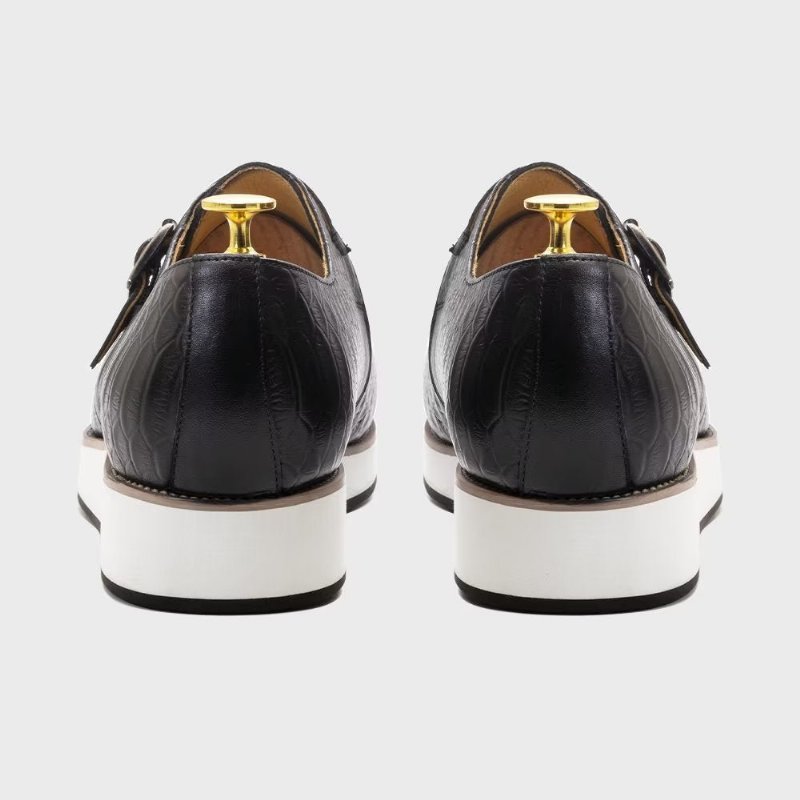 Pánske Spoločenské Topánky Sofistikované Monkstrap - Čierna