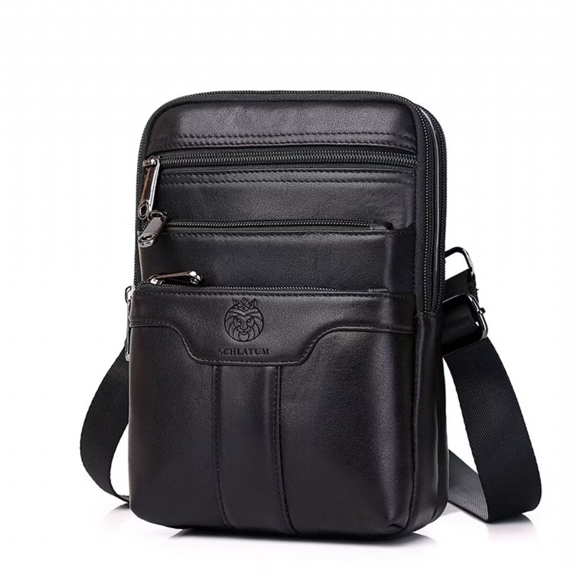 Pánske Tašky Cez Rameno Gallant Traveler Leather Tote - Čierna