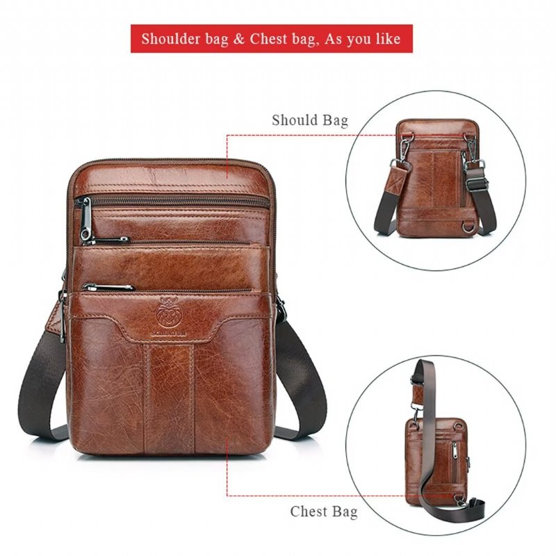 Pánske Tašky Cez Rameno Gallant Traveler Leather Tote - Čierna