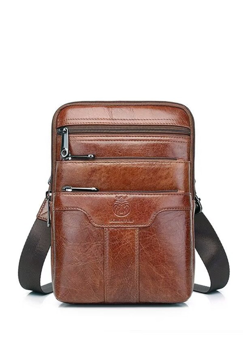Pánske Tašky Cez Rameno Gallant Traveler Leather Tote - Čierna